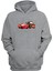 Unisex Şimşek Mcqueen ve Tow Mater Gri Normal Kalıp Sweatshirt 1