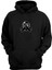 Unisex Gaz Maskes Iillüstrasyon Çocuk Siyah Normal Kalıp Sweatshirt 1