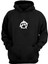 Unisex Anarşi Siyah Normal Kalıp Sweatshirt 1