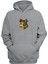 Unisex Harry Potter Hogwarts Logo Gri Normal Kalıp Sweatshirt 1