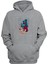 Unisex Gaz Maskes Iillüstrasyon Çocuk Gri Normal Kalıp Sweatshirt 1