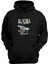 Unisex Alaska Uçak Siyah Normal Kalıp Sweatshirt 1