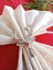 6 Adet Lux Gümüş Geyikli Peçete Halkası - Napkin Ring - Yılbaşı Süsü 4