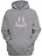 Unisex Renkli Gülen Yüz Gri Normal Kalıp Sweatshirt 1