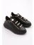 ES864 Kadin Kalin Kristal Taşli Sneakers Ayakkabi 2