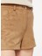 Normal Bel Normal Bakır Kadın Şort Onlscootıe Faux Suede Shorts Otw 4