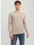 Jack & Jones Bisiklet Yaka Standart Bej Erkek Kazak 12236766_JJEMARCUS Knıt Crew Neck 3