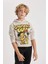 Erkek Çocuk Garfield Kapüşonlu Sweatshirt B3050A823WN 5