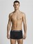 Jack & Jones Erkek Pamuklu Renkli Kemer Siyah Renk 5 Li Boxer 12142342 2