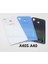 Samsung A405 A40 Arka Kapak Pil Batarya Kapağı A+Süperkalite (496510635) Sıyah 1