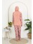 Kışlık Well Soft Kapüşonlu ve Kanguru Cepli Peluş Pijama Takım 5