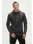 Defence Half-Zip Hoodie Erkek Sweatshirt 19.02.27.027RAVEN 1