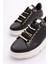 ES864 Kadin Kalin Kristal Taşli Sneakers Ayakkabi 4