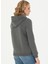 Kapüşon Yaka Antrasit Melanj Kadın Sweatshirt GIZMO-SK023 5