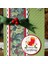QY1506-300PCS 100-500 Adet Merry Christmas Çorap Ağacı Etiket Çıkartmaları Hediye Kartı Paketi Sarma Festivali Parti Pişirme Küçük Işletme 1 Inç (Yurt Dışından) 4