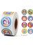 QY2292-100 Adet 100-500 Adet 1 Inç/2.5 cm Hayvan Iyi Iş Serin Çıkartmalar Rulo Zarf Övgü Ödül Öğrenci Çalışma Etiketi Kırtasiye Mühür Etikel (Yurt Dışından) 2