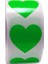 YH201-GREEN 50 Adet/tomar Kalp Şeklinde Aşk Etiket Mühür Etiketleri Karalama Defteri Hediye Paketleme Doğum Günü Partisi Malzemeleri Sevimli Kırtasiye Sticker (Yurt Dışından) 1