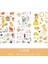 V 3 Yaprak/paket Kawaii Washi Çıkartmalar Bitki Hayvan Gıda Mermi Günlüğü Çıkartmalar Albümü Çıkartmalar Etiket Scrapbooking Kırtasiye (Yurt Dışından) 1