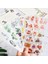 V 3 Yaprak/paket Kawaii Washi Çıkartmalar Bitki Hayvan Gıda Mermi Günlüğü Çıkartmalar Albümü Çıkartmalar Etiket Scrapbooking Kırtasiye (Yurt Dışından) 5