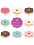 YH218-50PCS 50-500PCS Donuts Etiket 1 Inç Renkli Çocuk Etiket Pişirme Mağazası Süslemeleri Sınıf Öğretmeni Teşvik Öğrenci Ödül Çıkartmaları (Yurt Dışından) 1
