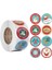 QY687-50PCS Merry Christmas Çıkartmalar 50-500PCS Elk Şeker Çanta Sızdırmazlık Etiketi Yılbaşı Hediyeleri Kutu Etiketi Yeni Yıl Noel Süsleri (Yurt Dışından) 5