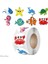 O 50 Adet 50-500 Adet 1 Inç Yuvarlak Karikatür Oyuncaklar Hayvan Çıkartmaları Çocuklar Için Öğretmen Ödül Teşvik Etiket Ofis Kırtasiye Çocuklar Için (Yurt Dışından) 4