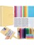 8 Sayfalık 8 Sayfalık Pu Deri Bütçe Organizatör Binder Nakit Zarf Sistemi Şeffaf Pvc Etiket Renk Kaplamalı Kağıt Alfabe Çıkartmalar (Yurt Dışından) 3