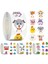 QY843-50PCS 50-500PCS Sevimli Panda Hayvanlar Çıkartmalar Çocuklar Için Çocuk Okul Teşvik Öğrencileri Oyunları Oyuncak Ödül Etiketleri Çıkartmalar (Yurt Dışından) 2
