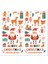 QY1662-10PCS 10-50 Adet Yeni Merry Christmas Çıkartmalar 5X10 cm Dikdörtgen Kırmızı Noel Hediye Kutusu Dekor Conta Etiket Sevimli Noel Baba Çıkartmalar Kırtasiye (Yurt Dışından) 4