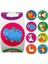 QY2231-100PCS 100-500 Adet 1 Inç Yuvarlak Karikatür Oyuncaklar Hayvan Çıkartmaları Çocuklar Için Öğretmen Ödül Teşvik Etiket Ofis Kırtasiye Çocuklar Için (Yurt Dışından) 3