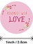 QY611-50 Adet 50-500 Adet Hediye Paketleme Mühür Doğum Günü Partisi Düğün Kaynağı Kırtasiye Etiket Aşk Şekilli Etiket Etiket Scrapbooking (Yurt Dışından) 4
