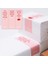 QY1447-60PCS 30-60 Adet Pembe Kırmızı Dudaklar Dikdörtgen Çıkartmalar Etiketleri Hediye Dekoratif Paket Sarma Hediye Kutusu Etiketleri Parti Küçük Işletme 3*9 cm (Yurt Dışından) 2