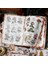 Stil 4 20 Yaprak Vintage Washi Yapışkan Kitap Diy Günlüğü Dekorasyon Bitki Çiçek Kelebek Ins Etiket Albümü Scrapbooking Kawaii Kırtasiye (Yurt Dışından) 2