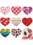 QY790-300 Adet 100-500 Adet 1 Inç Kırmızı Kalp Çıkartmalar Sevgililer Günü Için Yeni Pişirme Ambalaj Etiket Zarf Mühürler Aşk Dekoratif Çıkartmalar (Yurt Dışından) 1