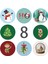 QY696-100PCS Yeni 50-500PCS 8 Tasarımlar Yapışkanlı Noel Hediyesi Isim Etiketleri Noel Çıkartmaları Mevcut Mühür Etiketleri Noel Çıkartmaları Hediye Paketi (Yurt Dışından) 3