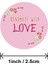 QY771-500 Adet 50-500 Adet Hediye Paketleme Mühür Doğum Günü Partisi Düğün Kaynağı Kırtasiye Etiket Aşk Şekilli Etiket Etiket Scrapbooking (Yurt Dışından) 4