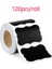 QY1379-120PCS 120 Adet/rulo Yeni Silinebilir Yazı Tahtası Etiket Zanaat Mutfak Kavanoz Organizatör Etiketleri Kara Tahta Tebeşir Tahtası Etiket Kara Tahta (Yurt Dışından) 1