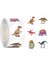 QY1618-100PCS 100-500PCS Yeni Karikatür Dinozorlar Çıkartmalar 6 Tasarımlar Sınıf Öğretmeni Için Kırtasiye Yapışkan Etiket Çocuklar Için Ödül Çıkartmaları (Yurt Dışından) 2
