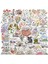 50 Adet 10/30/50 Adet Taze Çiçek Kitap Kore Kırtasiye Etiket Estetik Pvc Çocuk Dekorasyon Scrapbooking Okul Malzemeleri (Yurt Dışından) 2