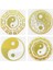 G Beş Element Yin ve Yang Tai Chi Sekiz Diyagramları Desen Metal Çıkartmalar Cep Telefonu Çıkartmaları Dizüstü Araba Çıkartmaları Dekorasyon (Yurt Dışından) 2