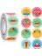 HY2022-92-50PCS 50-500PCS 1 Inç Yuvarlak Estetik Mutlu Doğum Günü Sticker Sevimli Ilginç Mühürler Kırtasiye Estetik Doğum Günü Gadget Çocuk (Yurt Dışından) 3