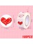 QY2318-100PCS 100-500PCS 1 Inç Kırmızı Kalp Çıkartmalar Sevgililer Günü Için Yeni Pişirme Ambalaj Etiket Zarf Mühürler Aşk Dekoratif Çıkartmalar (Yurt Dışından) 1