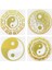 L Beş Element Yin ve Yang Tai Chi Sekiz Diyagramları Desen Metal Çıkartmalar Cep Telefonu Çıkartmaları Dizüstü Araba Çıkartmaları Dekorasyon (Yurt Dışından) 2