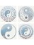 L Beş Element Yin ve Yang Tai Chi Sekiz Diyagramları Desen Metal Çıkartmalar Cep Telefonu Çıkartmaları Dizüstü Araba Çıkartmaları Dekorasyon (Yurt Dışından) 3