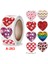 A259 - 100 Adet 100-500 Adet 2.5 cm Aşk Kalp Yuvarlak Şekilli Etiket Scrapbooking Paketi Hediye Paketleme Mühür Etiketleri Doğum Günü Partisi Iş Kaynağı (Yurt Dışından) 5