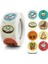 QY1622-100PCS 50-500PCS Yuvarlak Çörek Çıkartmalar Ev Yapımı Fırın Pişirme Renkli Dekorasyon Etiketleri Çocuklar Parti Scrapbooking Kırtasiye Çıkartmalar (Yurt Dışından) 1