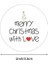 QY714-500PCS 100-500 Adet Beyaz Merry Christmas Etiket Çıkartmaları Kart Hediye Paketi Sarma Festivali Parti Pişirme Küçük Işletme 1 Inç (Yurt Dışından) 4