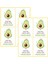 QY1359-24PCS 24-48PCS Sevimli Mini Gıda Ambalaj Çıkartmaları Karikatür Güneş Avokado Sandviç Dekorasyon Etiketi Kırtasiye Çıkartmalar (Yurt Dışından) 3