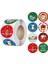 QY1574-500PCS 100-500PCS Merry Christmas Çıkartmalar Noel Baba Noel Desen Tasarım Noel Hediye Paketi Dekor Etiketleri 1 Inç (Yurt Dışından) 2