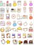 SZ08204 2 Adet Kore Lapices Kawaii Mavi Çay Fincanı Dıy Karalama Defteri Defter Kağıdı Çıkartmalar Kitap Planlayıcısı Etiket Okul Ofis Malzemeleri (Yurt Dışından) 1